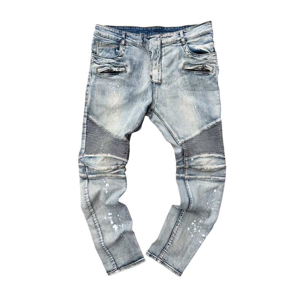 Size 38 - Balmain biker jeans